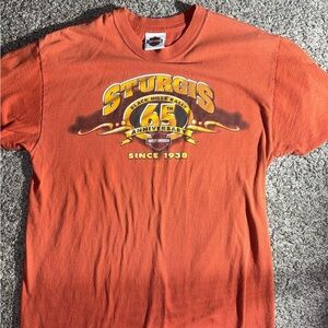 Sturgis 65th Anniversary Orange T-Shirt